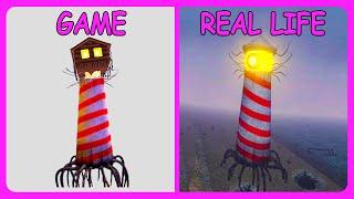 Lighthouse Head Monster In Real Life | All Eat Monster | Guess The MONSTER'S VOICE