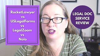 RocketLawyer vs USLegalForms vs LegalZoom vs Nolo legal form services review LLC Operating Agreement