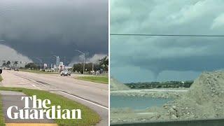 Tornado spotted in south Florida ahead of Hurricane Milton