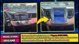 CarPlay Android Radio Upgrade for Toyota RAV4 2013 2014 2015 -2018  | Installation Guide & Review