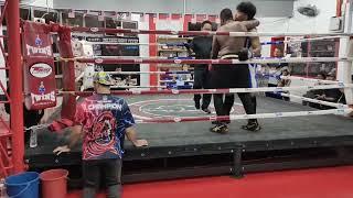 Farouk Kaddu Buki (Uganda) Vs Muhammad Syarihman (MY Terengganu State Boxer)- Farouk Won by TKO  3rd