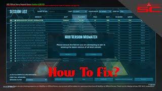 How To Fix the Mod Mismatch Error? **REMASTERED**| Spitfire Cluster