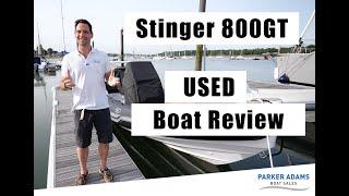 Parker Adams Video review of Stingher 800GT RIB for sale at £59,995 - Moored on the Hamble River