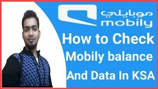 How to check mobily balance and Data balance, kaise check kare mobily balance aur Data balance