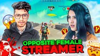 Opposite Female Streamer Shivkanya Gaming  V Badge Lobby | Free Fire