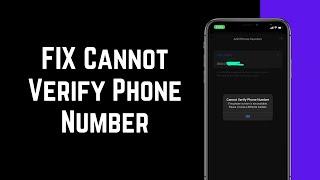 FIX Cannot Verify Phone Number This Number Cannot be Used at This Time Error on Apple ID (2023)