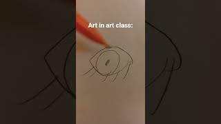 Art in class vs home…who here can relate 