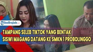 Tampang Seleb Tiktok yang Bentak Siswi Magang saat Datang ke SMKN 1 Probolinggo, Suami Tertunduk