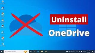 How to Uninstall OneDrive from Windows 10 | Remove OneDrive