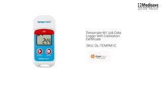 Tempmate M1 Usb Data Logger With Calibration Certificate DL TEMPM1C