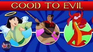 Mulan and Mulan II Characters: Good to Evil 