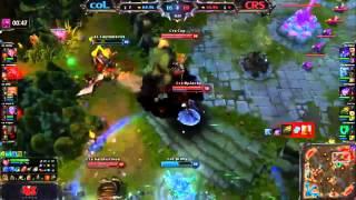 Cop twitch pentakill against compLexity at NA LCS week 9 - League of Legends