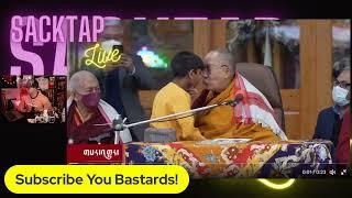 Dalai Lama Asks Young Boy To Suck On His Tongue