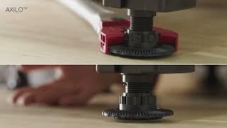 Axilo | The time-saving plinth adjusting system