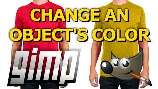 How to Change the Color of an Object in GIMP