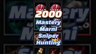 [BDO] 2000 Mastery Marni Sniper Hunting 1hr!