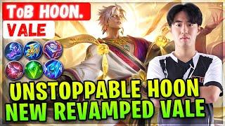 Unstoppable Hoon New Revamped Vale [ ToB Hoon. Vale ] Mobile Legends Gameplay Emblem And Build.