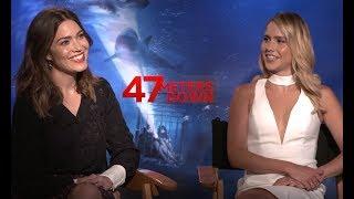 Mandy Moore & Claire Holt Talk 47 METERS DOWN, Learning To Dive & More!