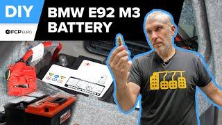 BMW E90 M3 Battery Replacement DIY (2008-2013 BMW E90, E92, E93 M3)