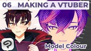 [ DAY 6 ] MAKING A VTUBER! | Model Colouring!