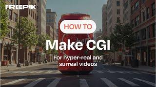 How to make CGI ads with AI – Easy AI CGI Tutorial | Freepik AI