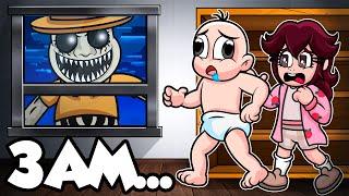 ¡ZOONOMALY está FUERA DE MI CASA a las 3AM…"  BEBE NOOB EN MINECRAFT