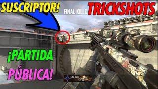 ¡¡SUSCRIPTORES SE PEGAN TRICKSHOTS EN PARTIDA PUBLICA!!