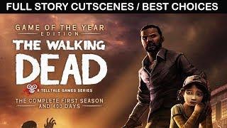 The Walking Dead SEASON 1 - All Cutscenes / Full Movie (Telltale Games) PC 1080p 60FPS