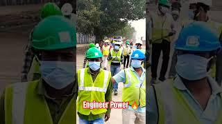 Engineer Power  most MULTI-TALENTED People#respect #construction #hardwork #safetyfirst #viral