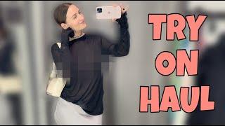 [4K] TRANSPARENT CLOTHES TRY ON HAUL | NO BRA With Klara Si