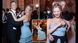 Apple Martin gracefully dances with eligible date Count Leo Henckel von Donnersmarck at Debutante