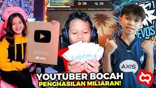 MASIH DUDUK DI BANGKU SD! Inilah YouTuber Gaming Bocah Terkaya Indonesia Penghasilan Sampai Miliaran