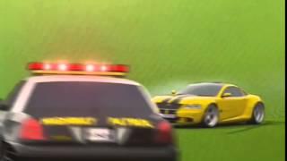 Greenscreen Car Wreck w/ Police Car HD