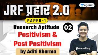 08:00 AM - NTA UGC NET | Research Aptitude by Aditi Sharma | Positivism & Post Positivism