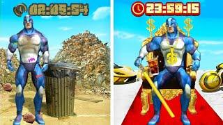 POOR vs ULTRA RICH | Rope Hero Vice Town | Zaib