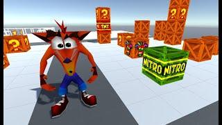 Crash Bandicoot (PS1) in Unity - Testing Objects