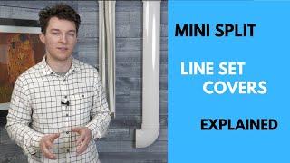 Line Set Covers for Ductless Mini Split Units. Line Set Cover Ideas and How to use it.