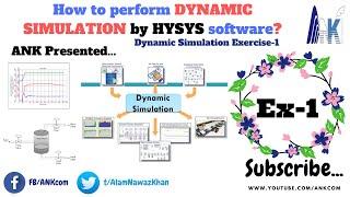 Exercise-1 Two #Vessel #Dynamic #Simulation using #HYSYS V10.