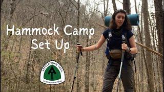 Hammock Camp Set Up | Appalachian Trail 2023 NOBO