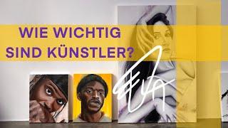 Wie wichtig sind Künstler? Gemalt: Nuria S. Campos | FrankyDee | Flockey || elaxarts