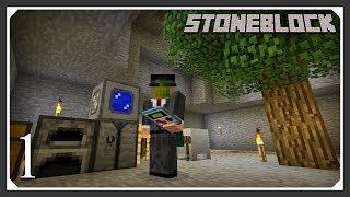 Stoneblock Modpack | Stoneblock Start & Cobble Generator! | E01 (Stoneblock Let's Play)