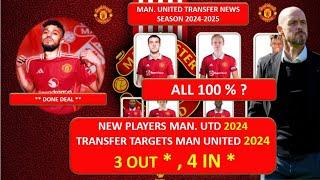  LATEST CONFIRMED MAN UNITED TRANSFER NEWS & RUMOURS  SUMMER 2024 FT RABIOT, NOUSSAIR, UGARTE