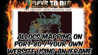 7 Days To Die Server Admin - Allocs Map, How to use the map in your own webpage