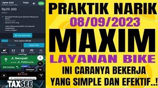 Tutorial narik maxim bike cara simple efektif , maxim driver