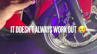 Alpena LED Underglow DIY Install On My Motorcycle ️ From Princessauto  Honda CBR500R