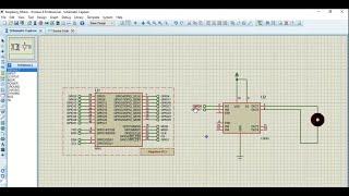 Raspberry Pi Interface with DC Motor Using L293D || Proteus Simulation