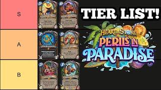 A tier list of every LEGENDARY from Perils in Paradise!