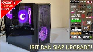 Rakit PC Gaming 4,7 Juta Baru! Irit daya & Siap upgrade ke depannya | Bisa Wukong? Ryzen 5 5500GT