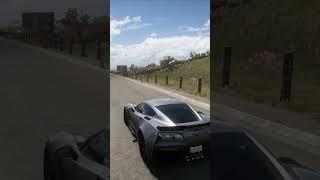 880HP Chevrolet Corvette Z06 Driving l Forza Horizon 5 l Steering wheel + shifter l Gameplay #shorts