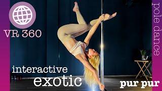 EXOTIC POLE DANCE BY PUR PUR IN VR 360 | Экзотический танец на пилоне в 360